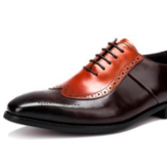 Business leisure carved men\'s shoes
